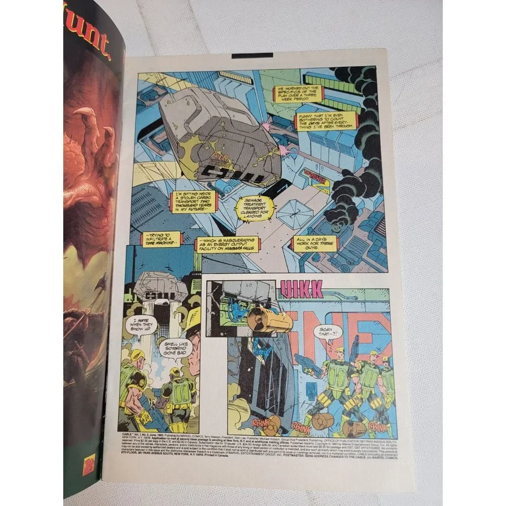 Comic Book Marvel Comics Cable Mired in Destiny #2
